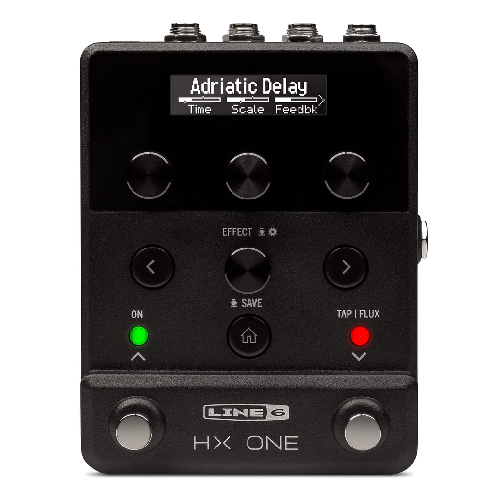 Line 6 HX One multi-effects pedal — angled view