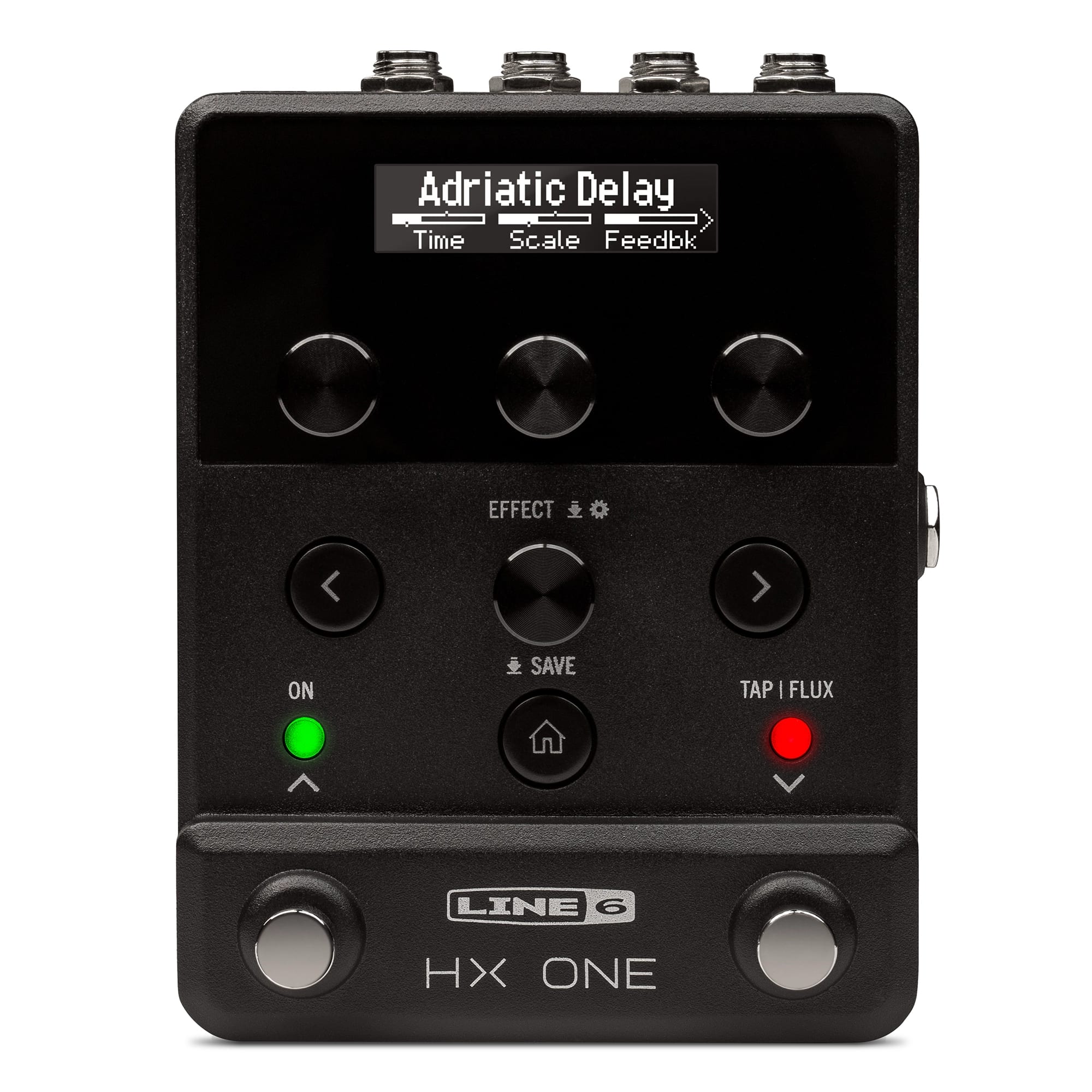 Line 6 HX One multi-effects pedal — angled view