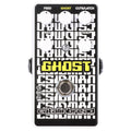 Catalinbread CSIDMAN Ghost glitch delay pedal — black enclosure with white pixel graphics, top view