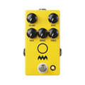 JHS Charlie Brown V4 overdrive pedal — yellow enclosure, top view of five knobs
