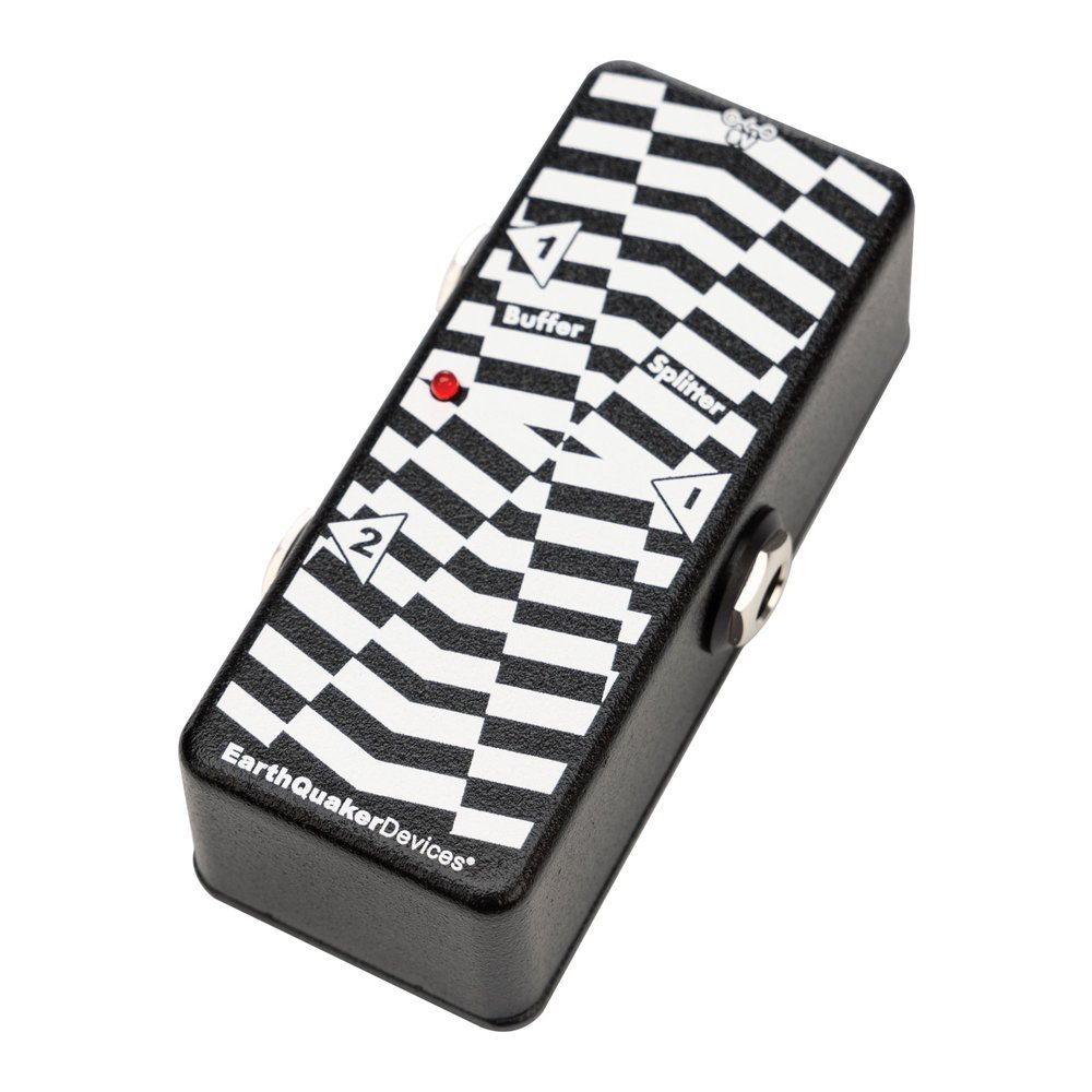 EarthQuaker Buffer Splitter pedal — jacks detail
