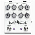 Soldano SLO PLUS overdrive pedal — white top with knobs and footswitches