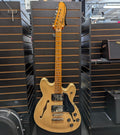 Squier Classic Vibe Starcaster Natural — front view, semi-hollow electric guitar