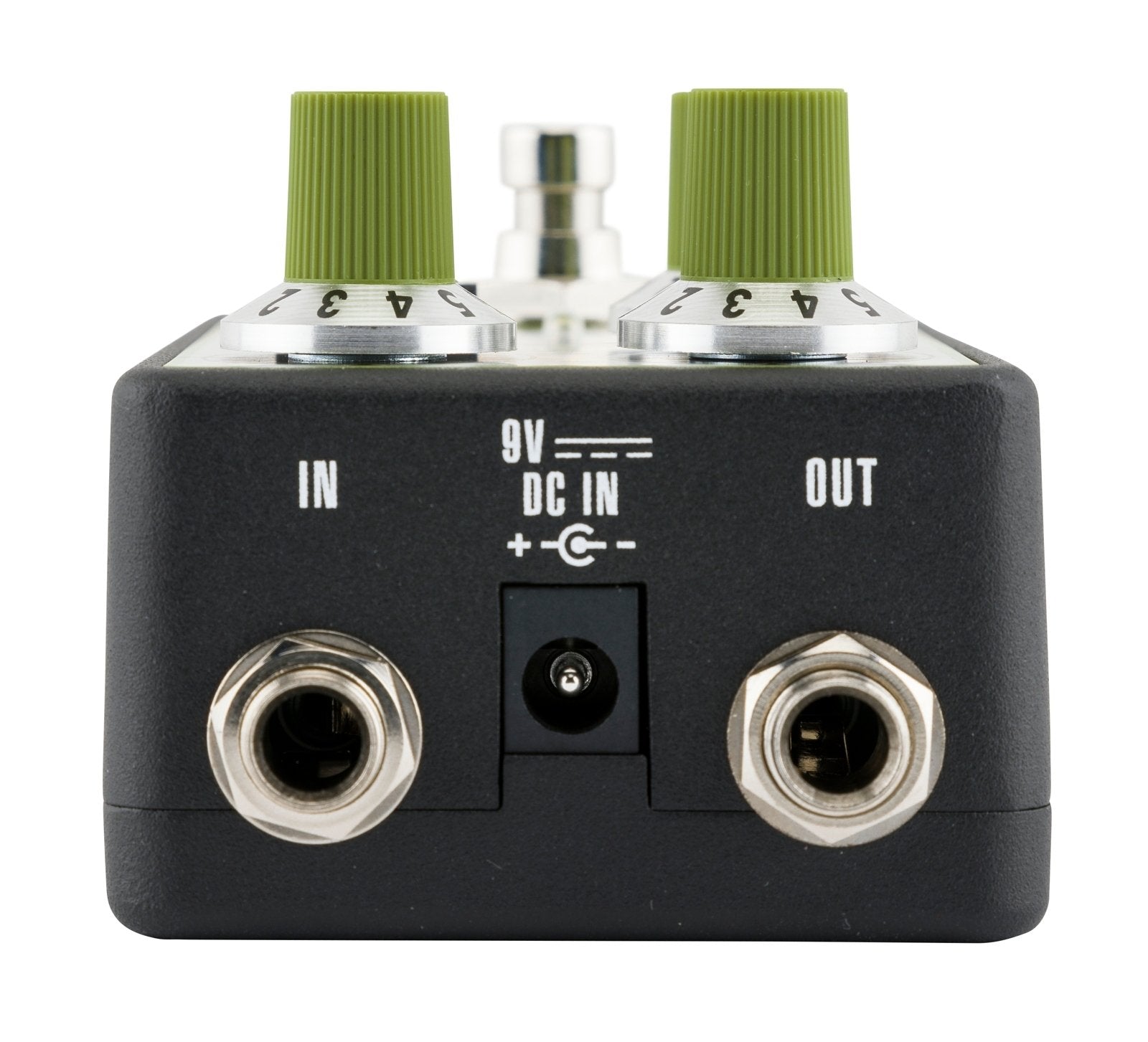 Fender Bassman Reverb pedal — angled view of type and pre switches