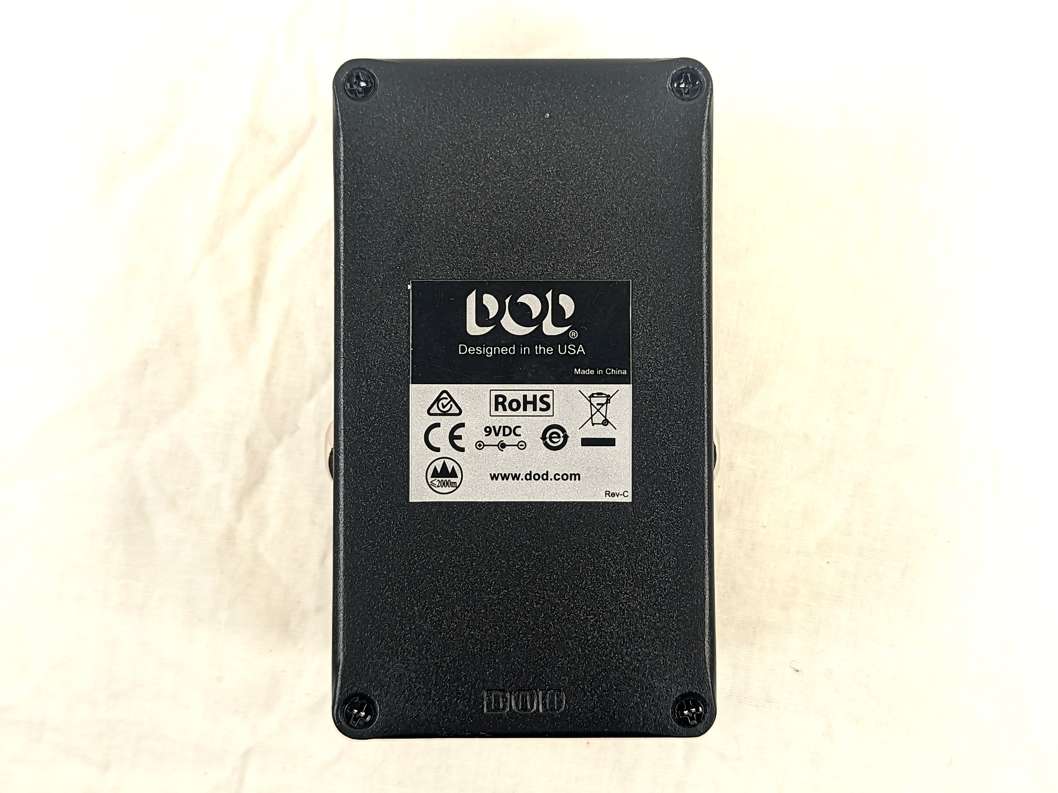 DOD Overdrive Preamp 250 pedal - used side jack view