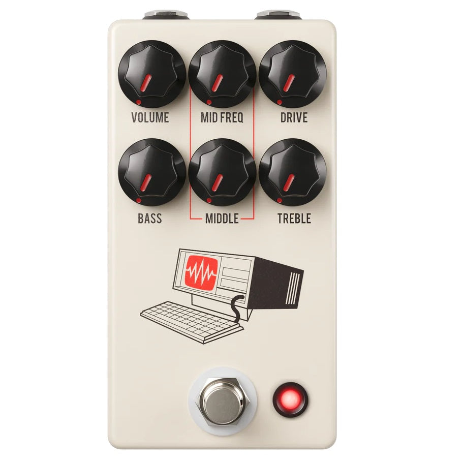 JHS Hard Drive distortion pedal in Tan — alternate angle