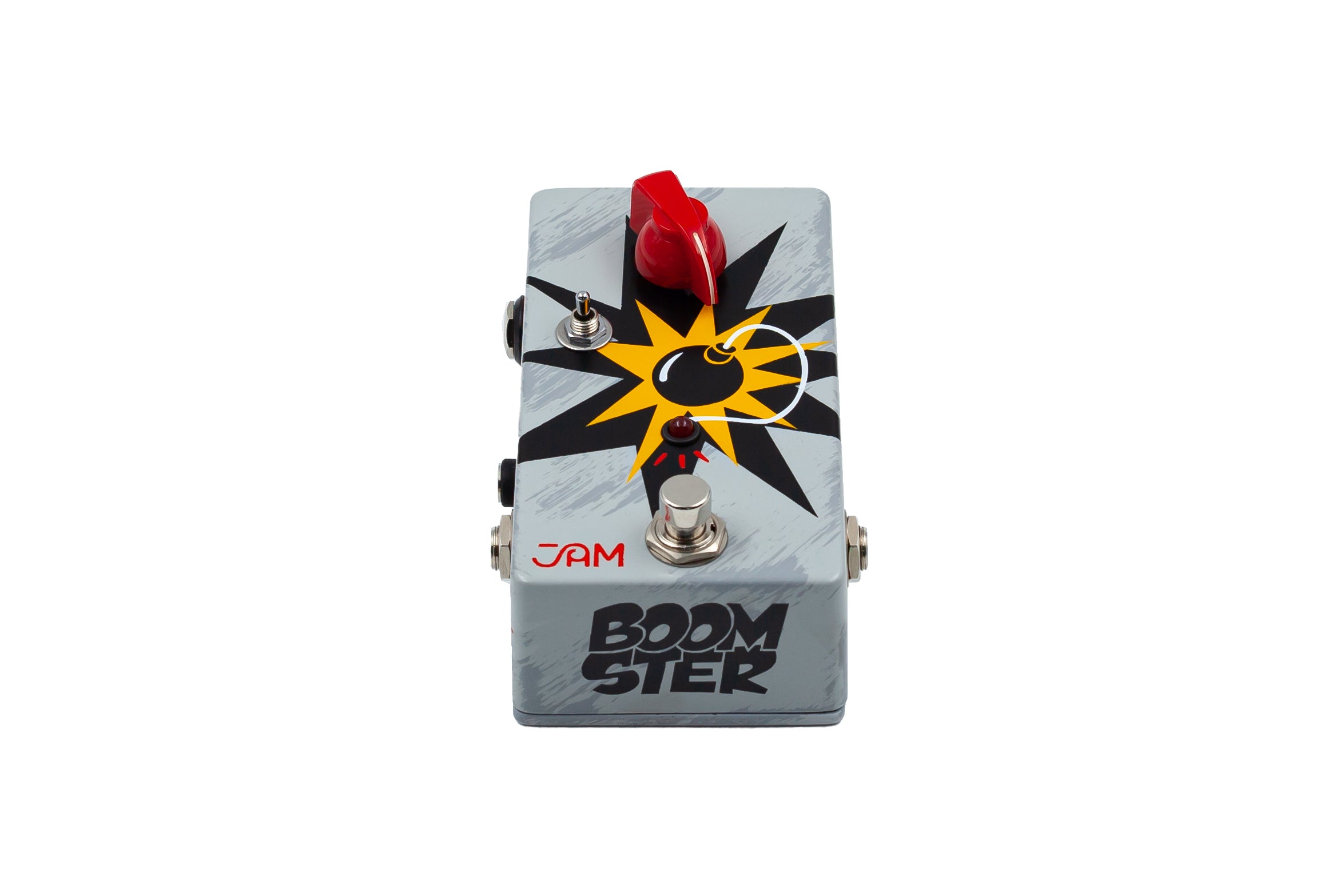JAM Pedals Boomster mk2 buffer booster pedal - angled view