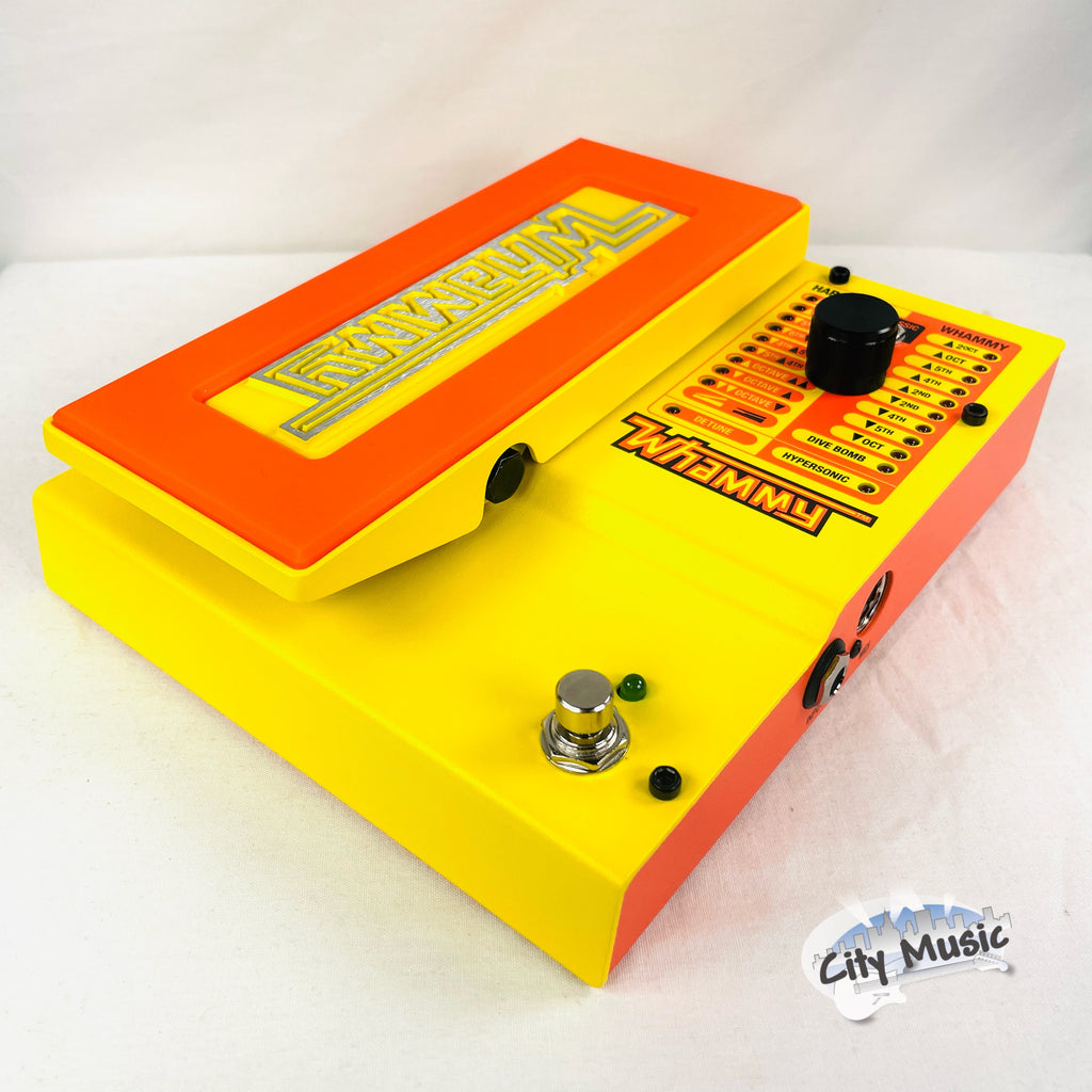 DigiTech MonoNeon Whammy pitch shift pedal — side view