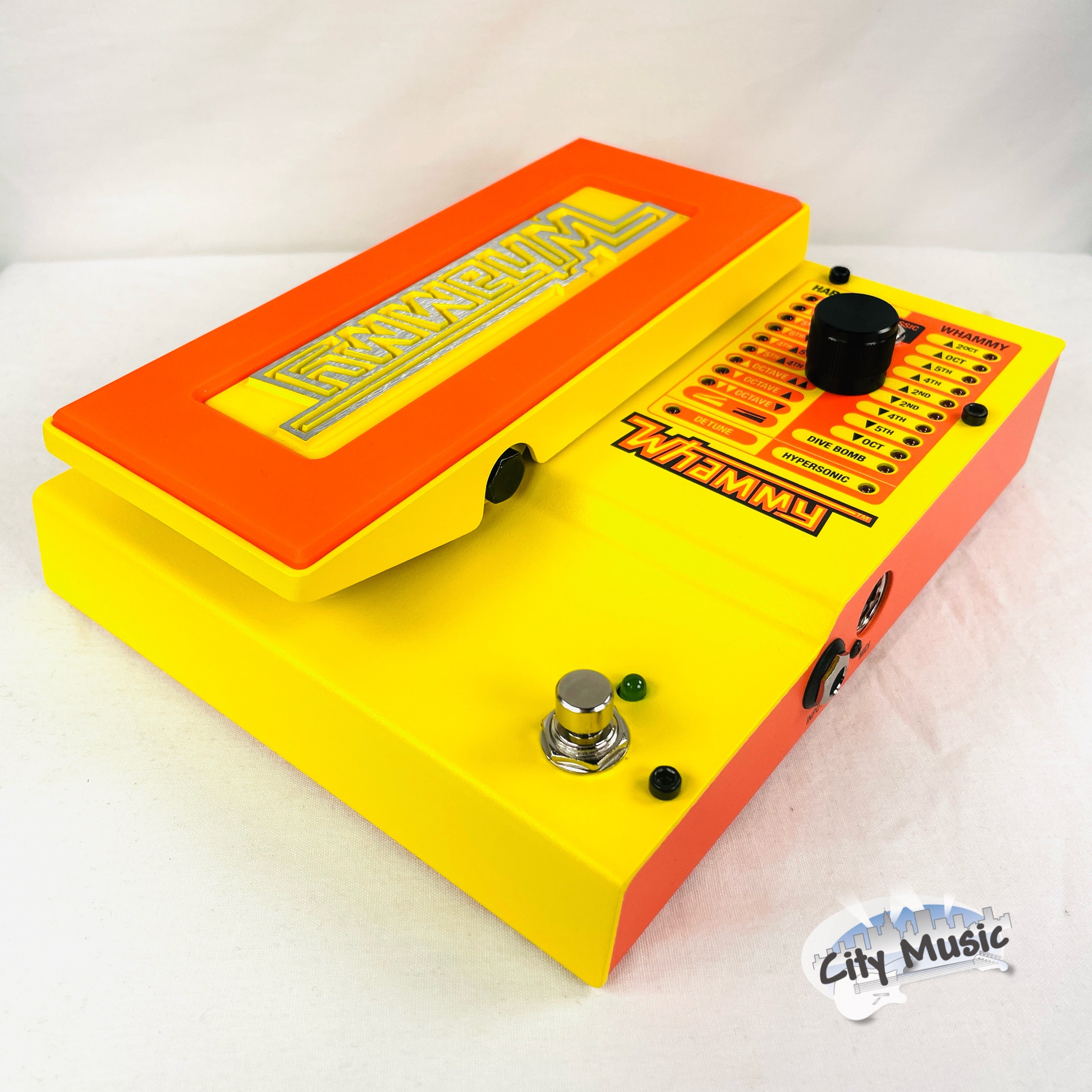 DigiTech MonoNeon Whammy pitch shift pedal — side view