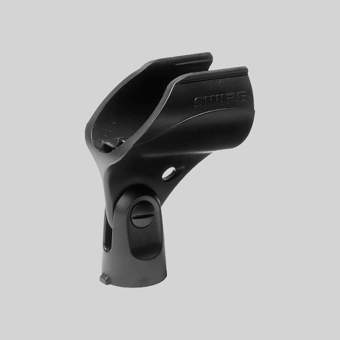 Shure SM58 Black Edition dynamic microphone — handle and connector view