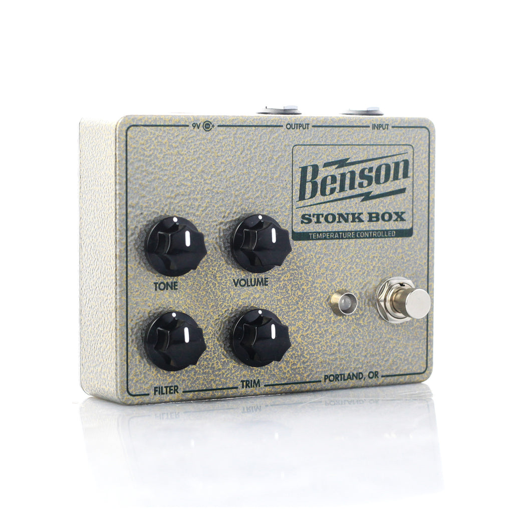 Benson Stonk Box fuzz pedal — side view
