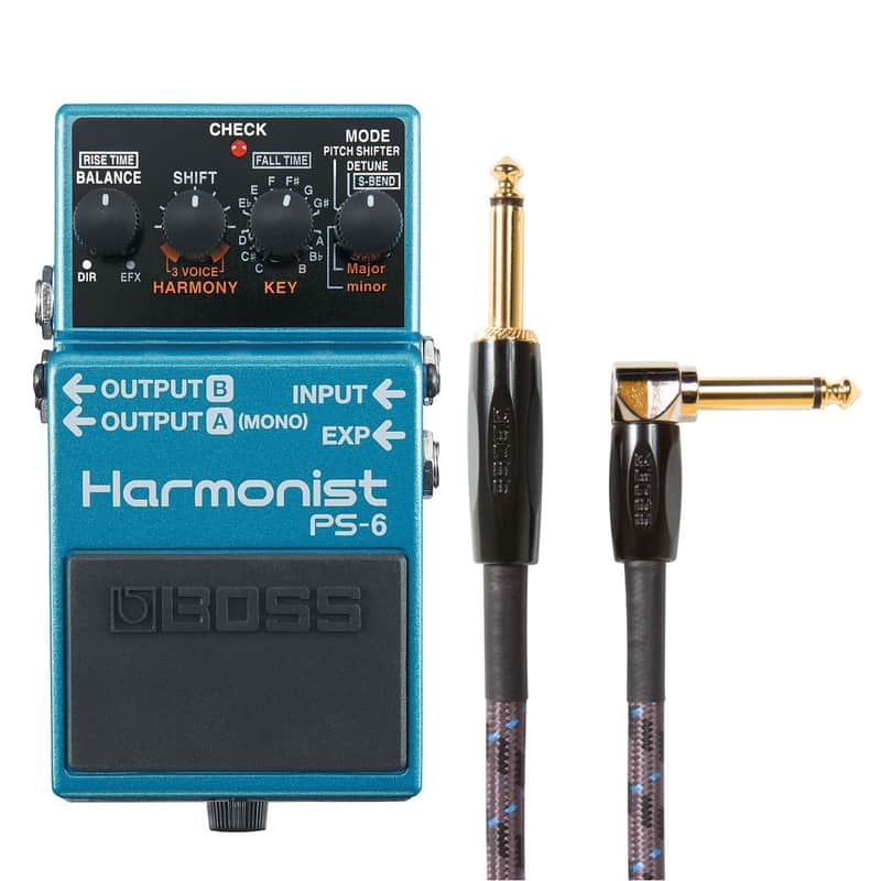 New Boss PS-6 Harmonist Guitar Effects Pedal! Free Boss Cable!
