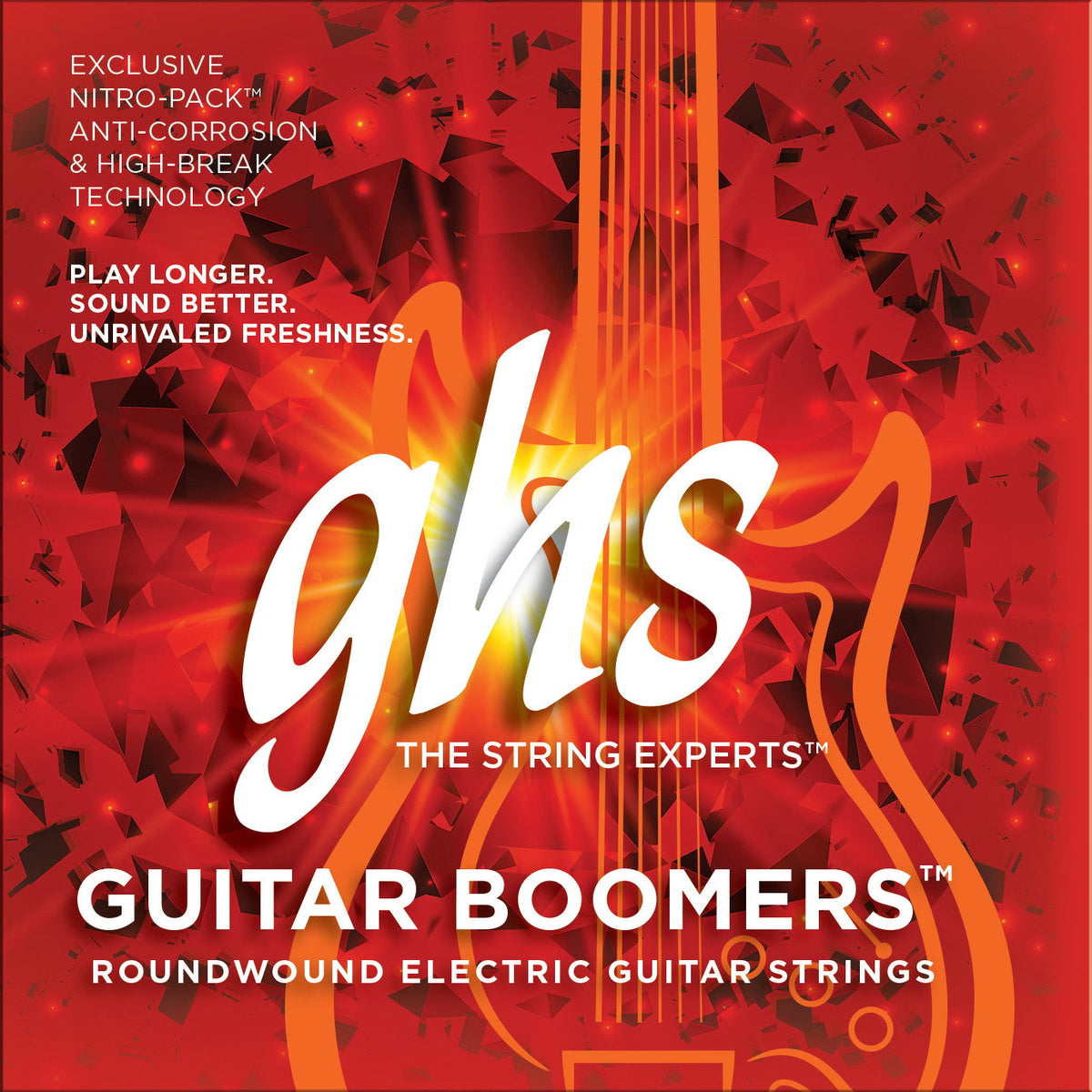 GHS Boomers GBM Medium Electric Guitar Strings (11-50)