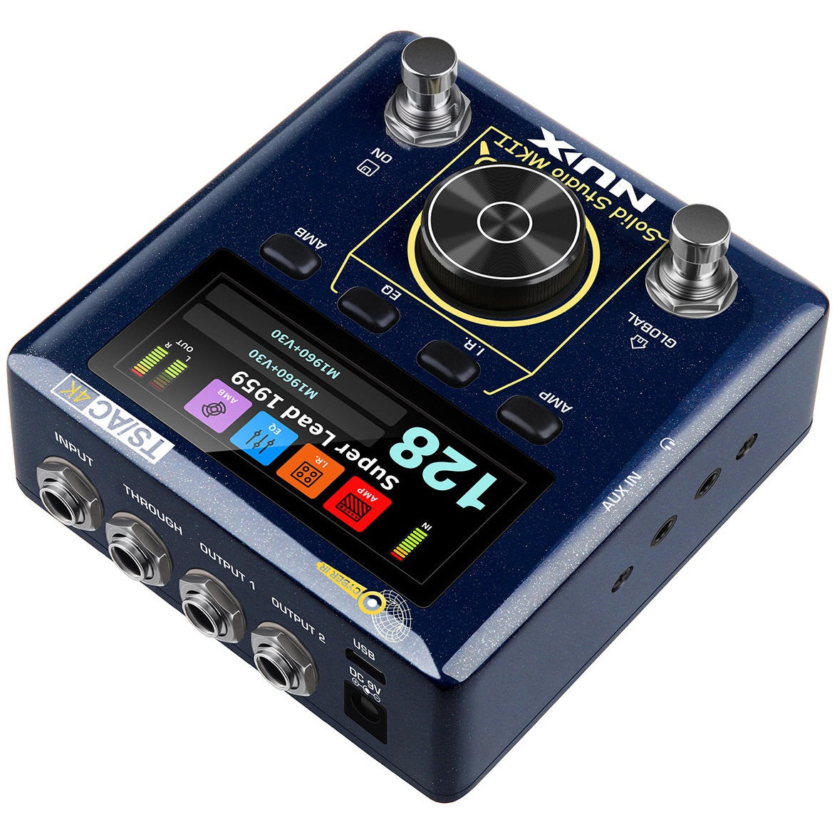 NUX NSS-6 Solid Studio MKII pedal signal routing overview