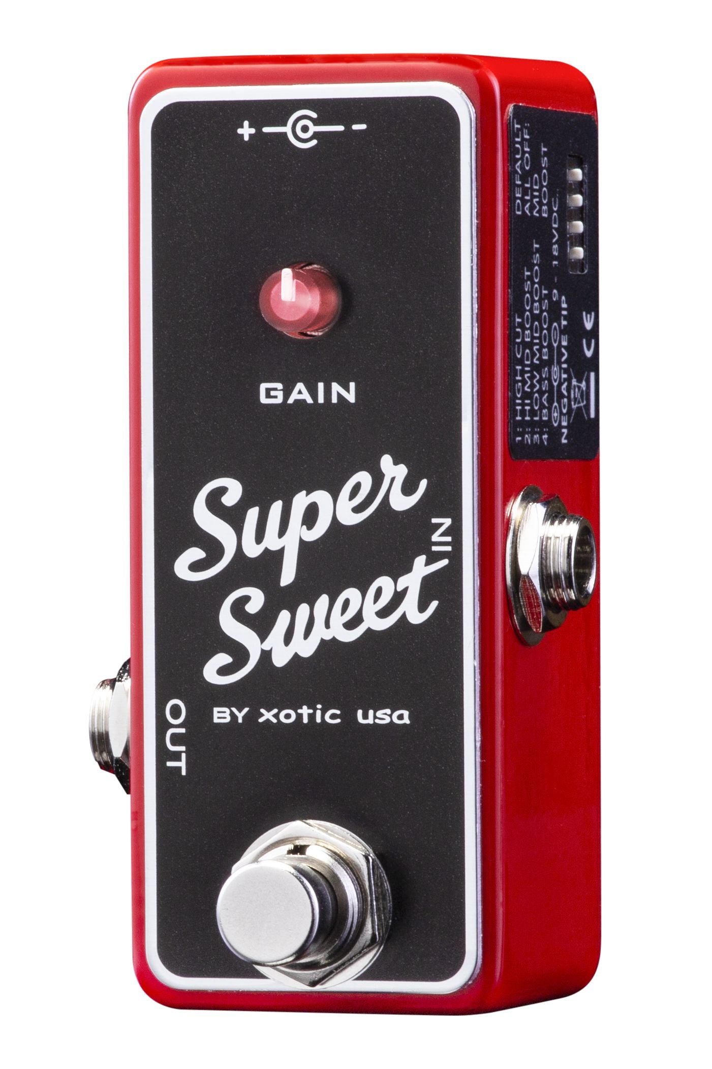 Xotic SSB Super Sweet Booster Used - input output connections