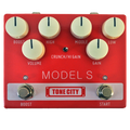 Tone City Model S distortion pedal — red enclosure front view