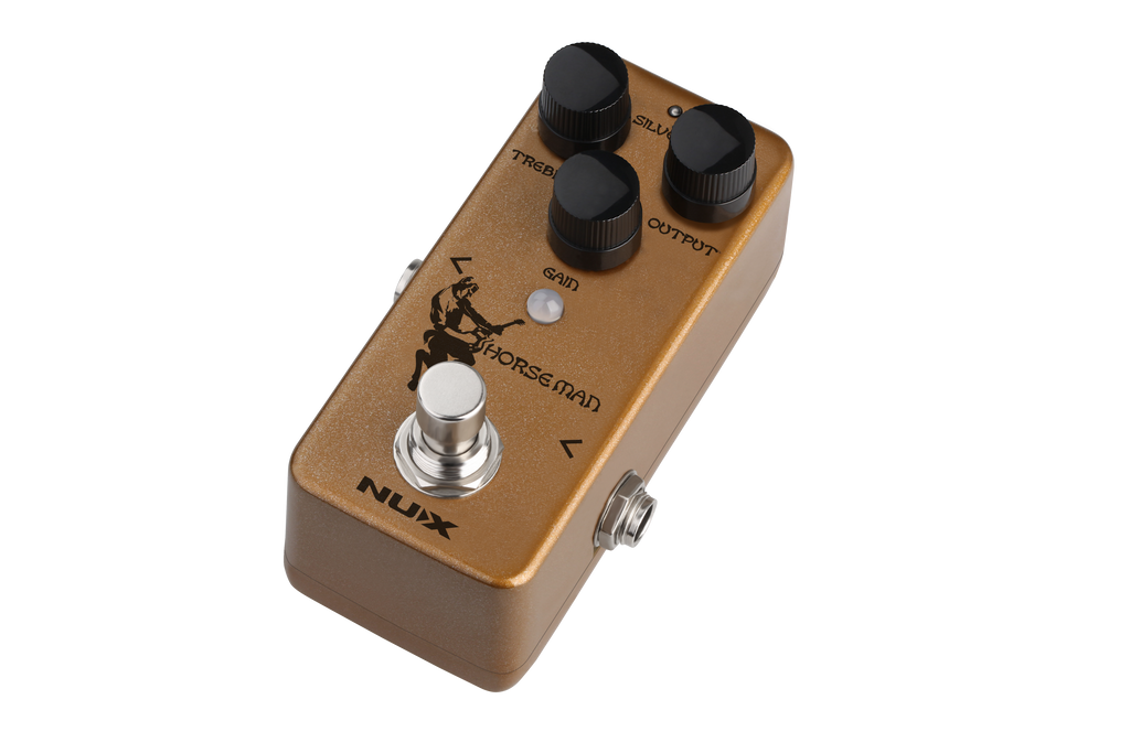 NUX NOD-1 Horseman overdrive pedal — Gold and Silver mode info