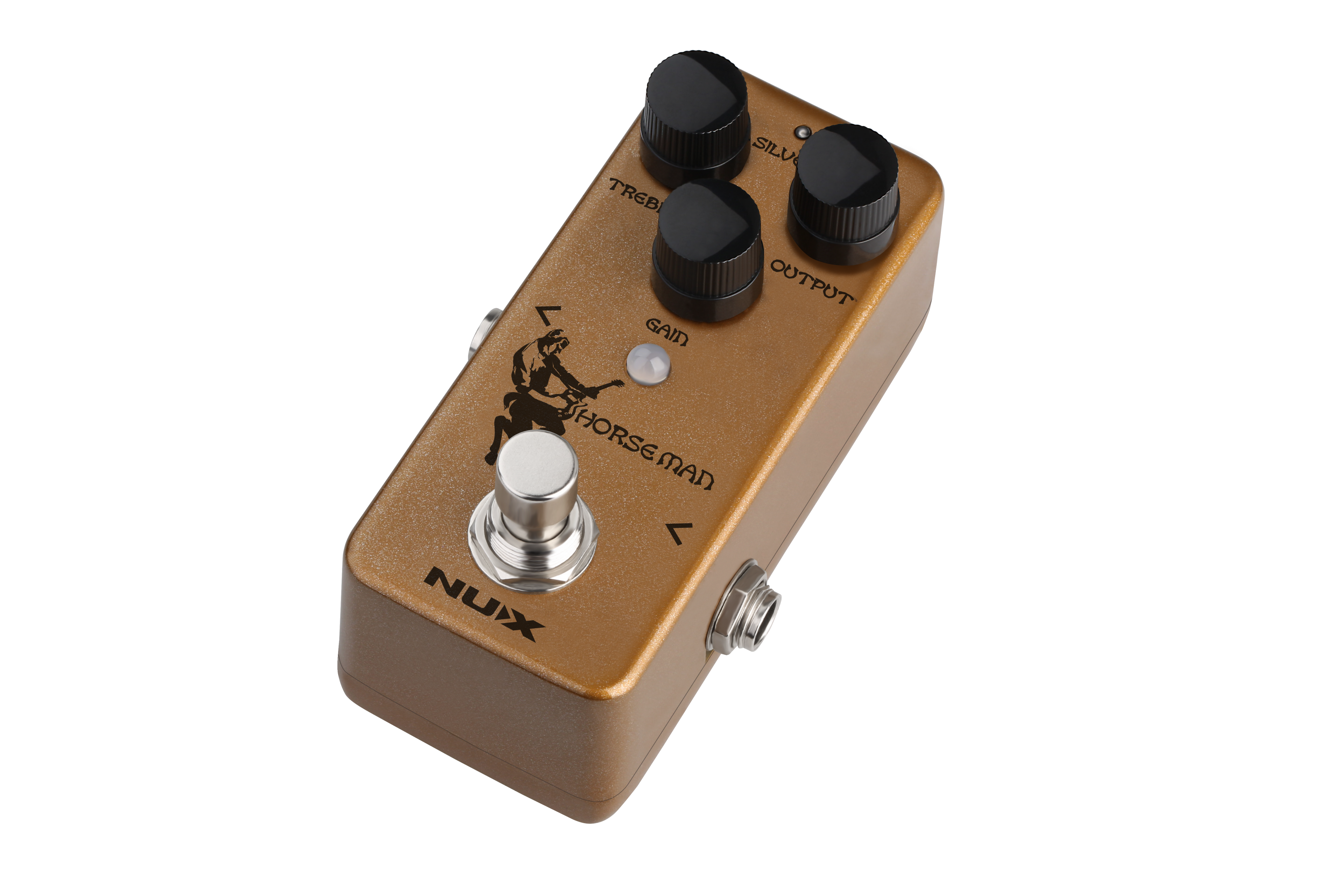 NUX NOD-1 Horseman overdrive pedal — Gold and Silver mode info