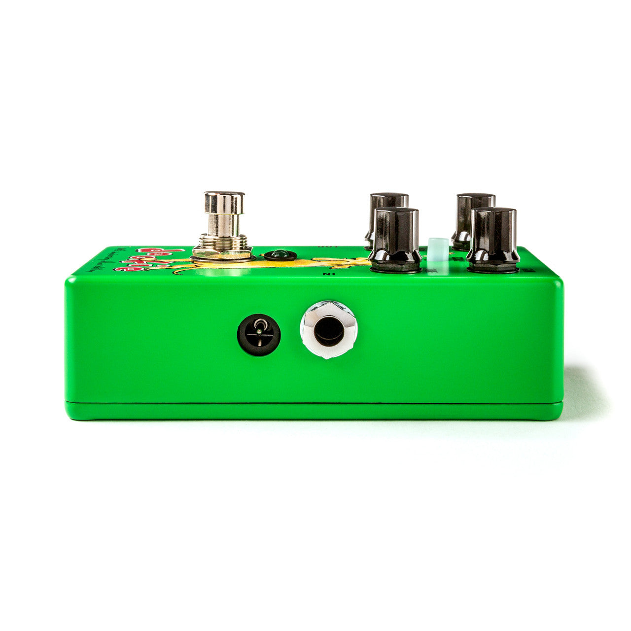 MXR DD30 Dookie Drive overdrive pedal — angled side profile