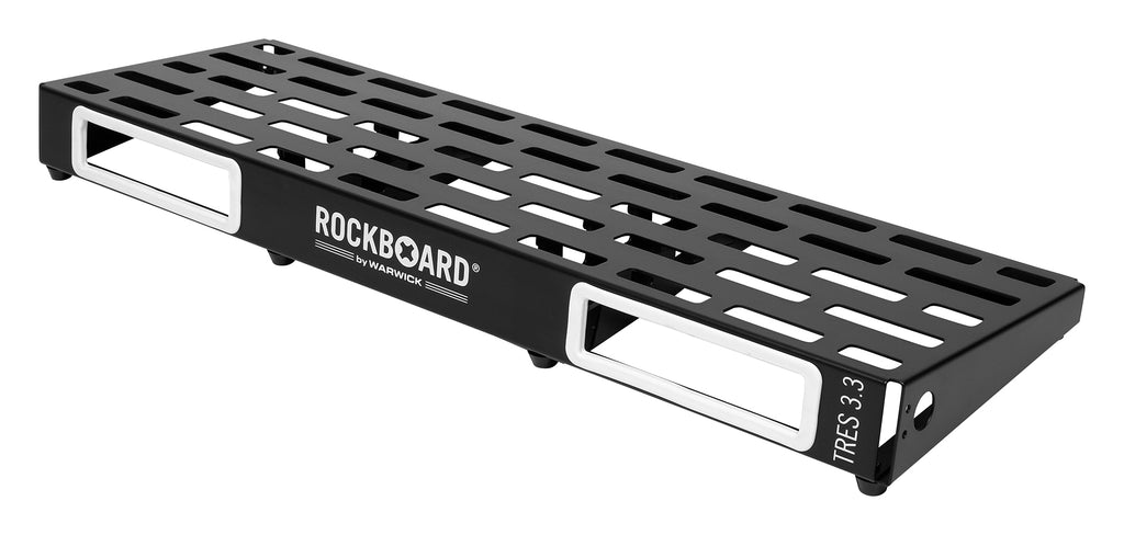 RockBoard Tres 3.3 pedalboard underside cable routing slots