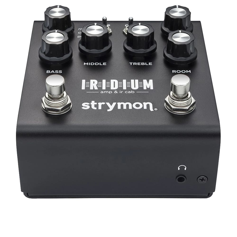 Strymon Iridium amp/cab simulator pedal — rear panel jacks view