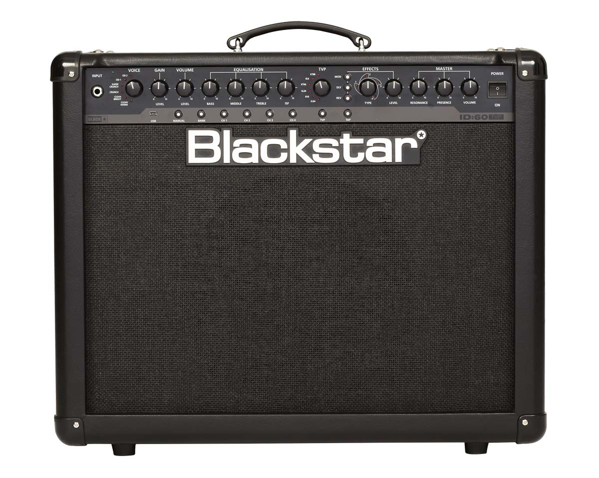 Blackstar ID:60 TVP guitar combo amplifier — front control panel detail