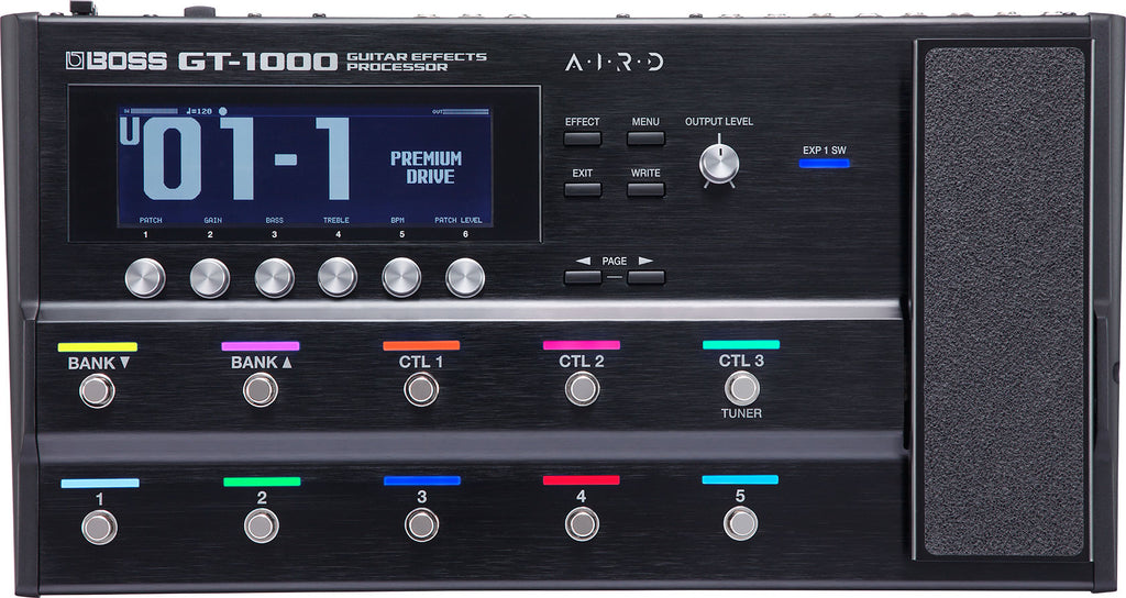 New Boss GT-1000 Guitar Multi Effects Processor Pedal