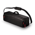 D'Addario Backline XPND 1 black padded pedalboard gig bag with shoulder strap