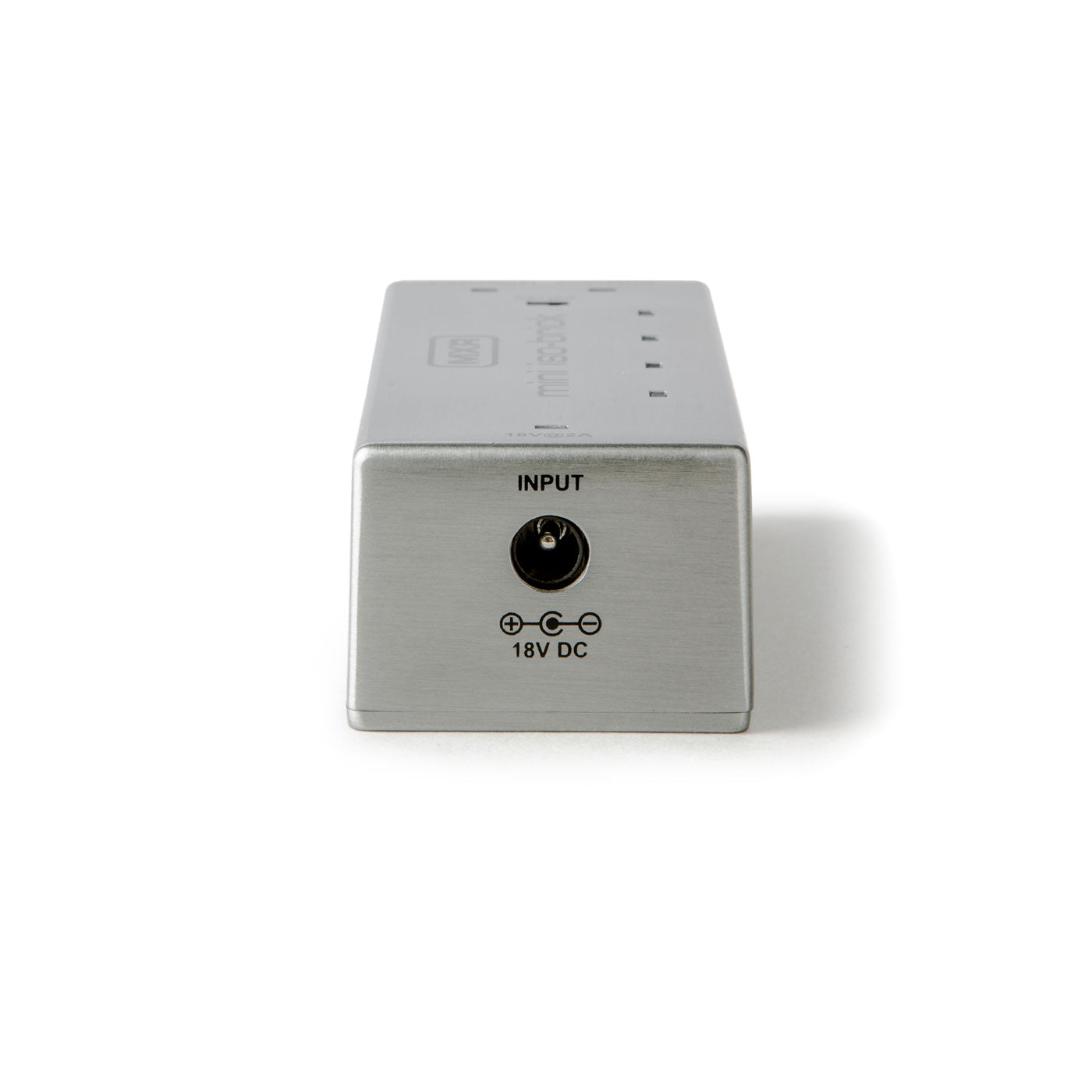 MXR M239 Mini Iso-Brick power supply — compact size comparison