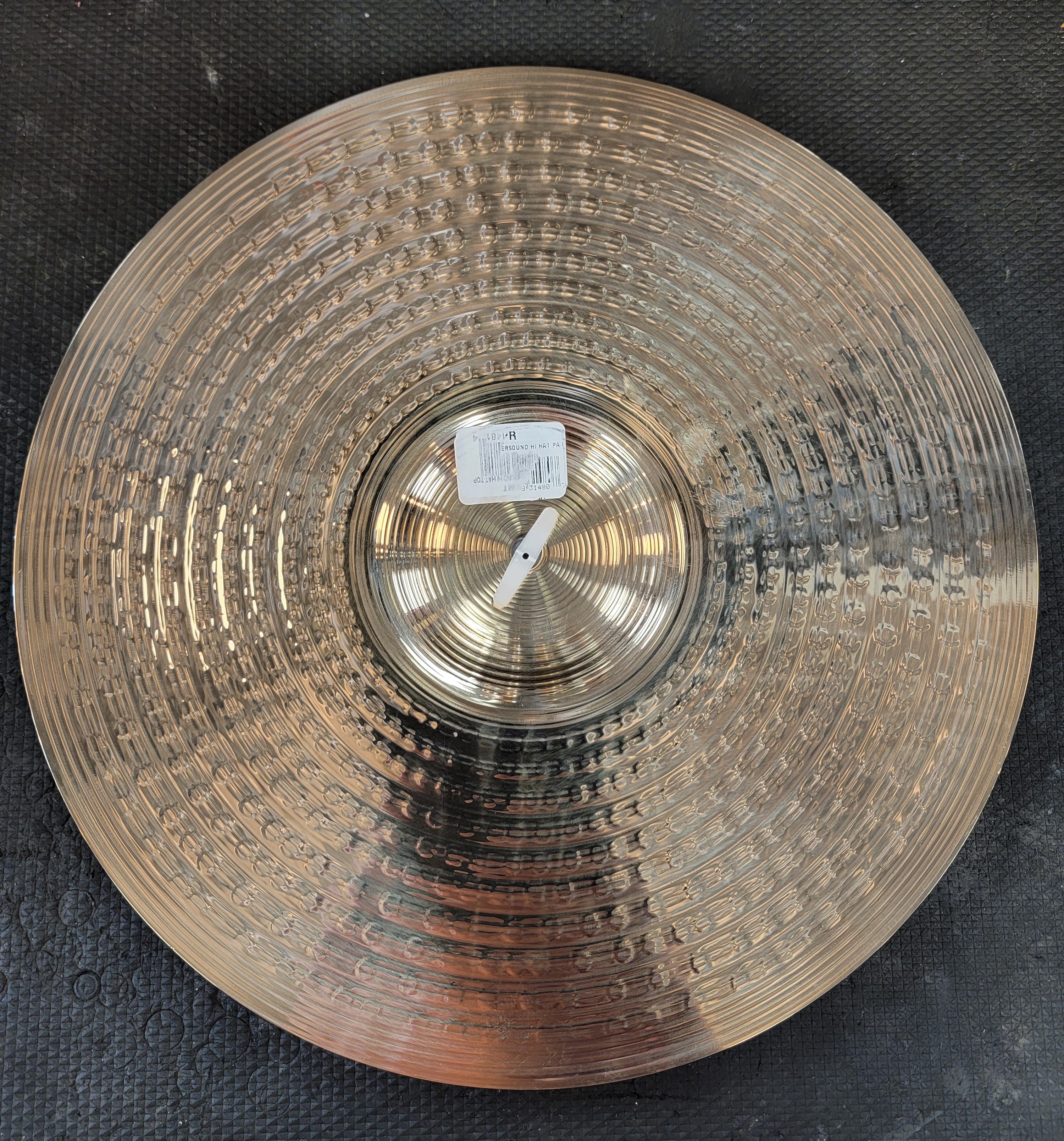 Zildjian S13MPR 13in Hi-Hat pair - side angle showing chick groove