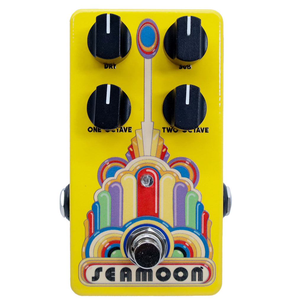 Seamoon Octatron analog octave pedal angled view