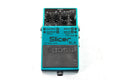 Boss SL-2 Slicer pedal — green compact audio pattern processor, top view
