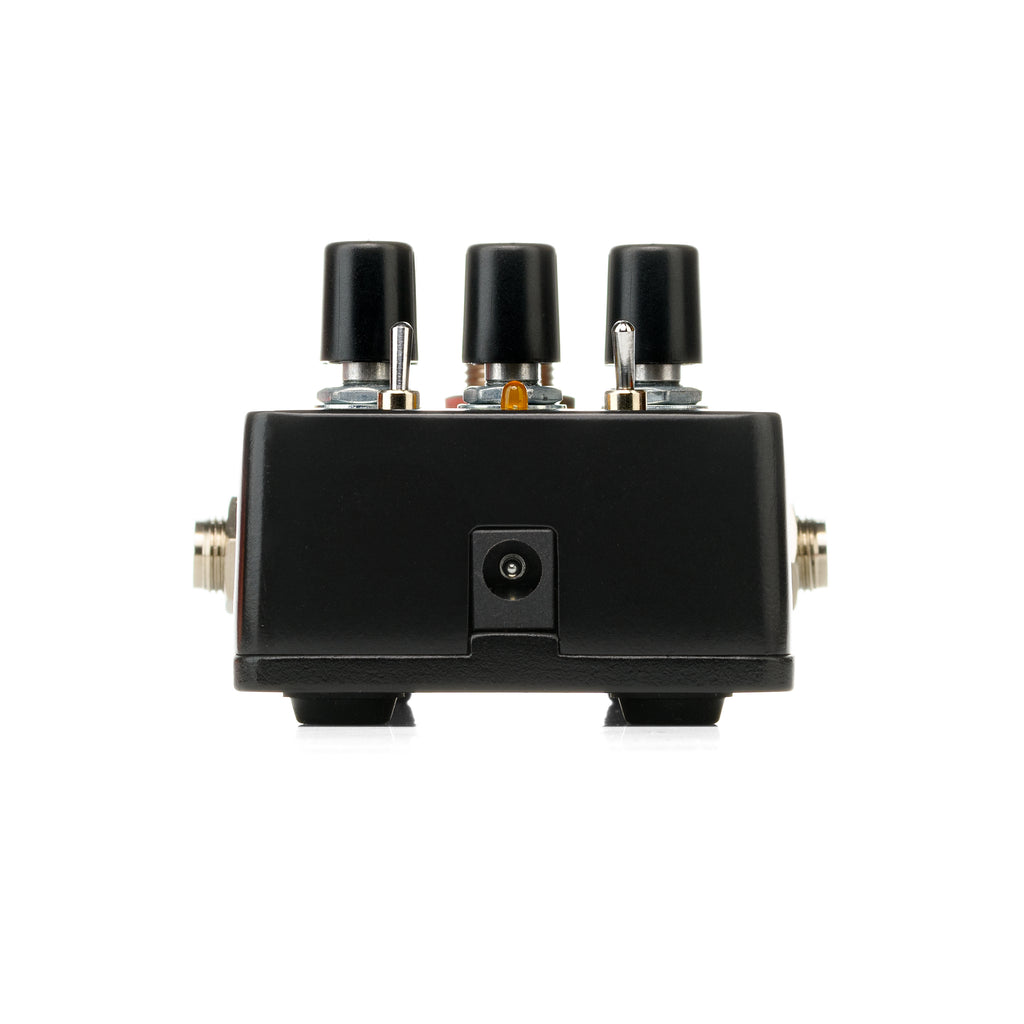 Electro-Harmonix Bender Royale germanium fuzz pedal — knobs and switches detail