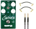 Wampler Euphoria Overdrive Guitar Pedal - Green, D-Style tone, with cables included