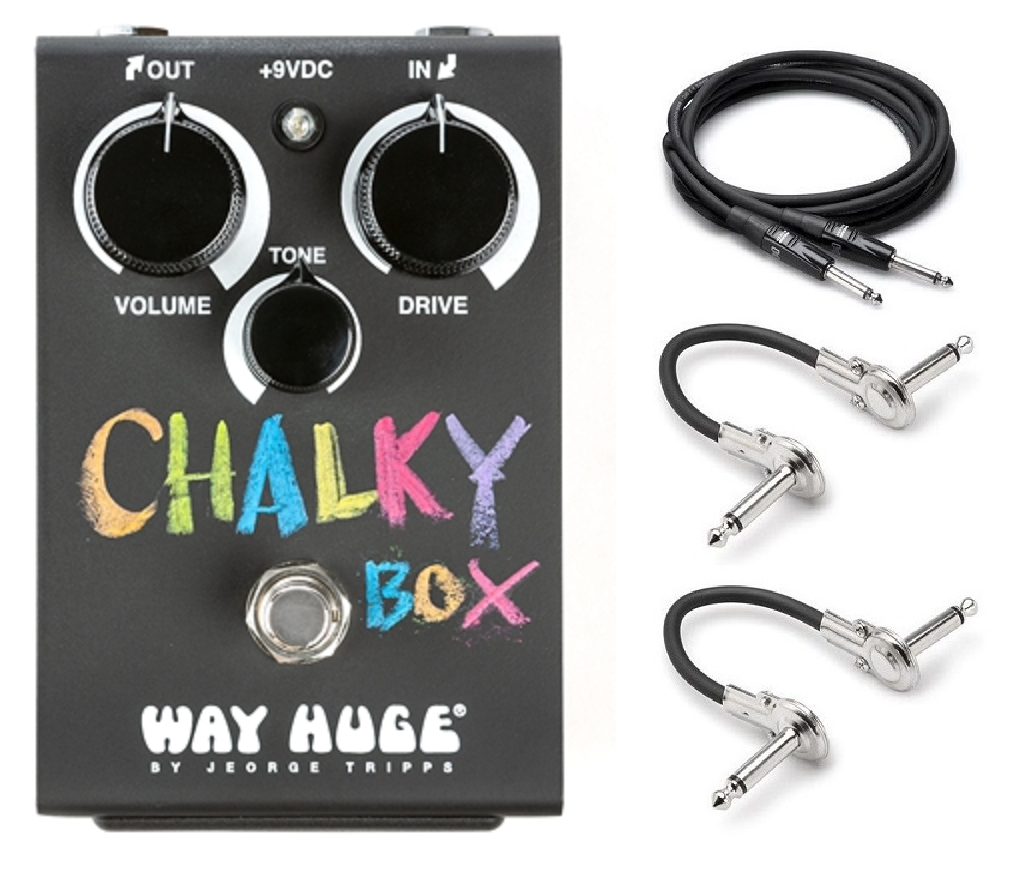 New Way Huge Chalky Box WHE205C Special Edition Overdrive Effects Pedal