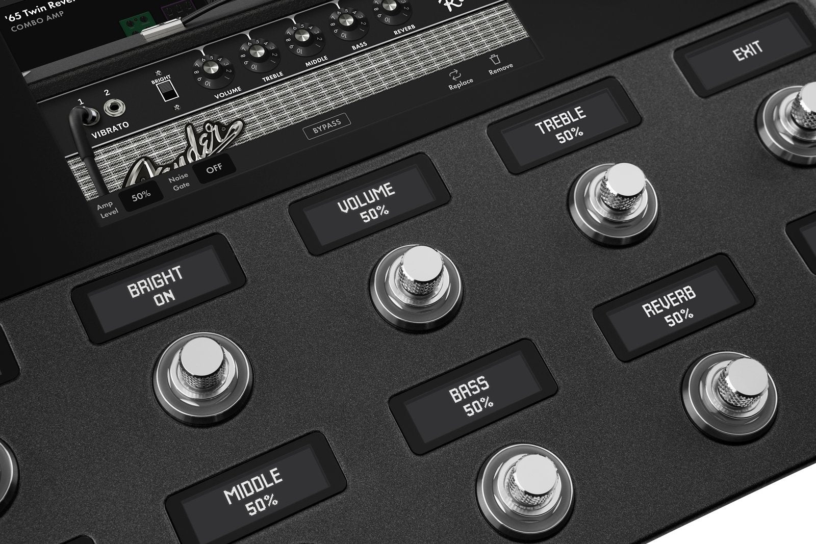 Fender Tone Master Pro multi-effects workstation — side profile view