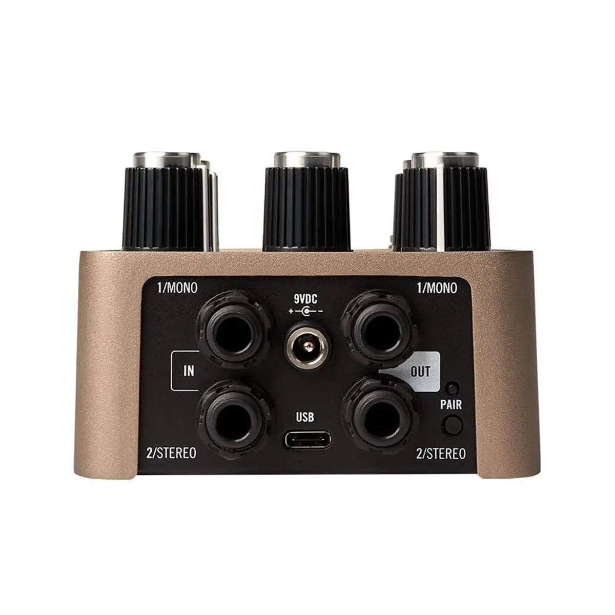 Universal Audio Golden Reverberator reverb pedal — side profile view