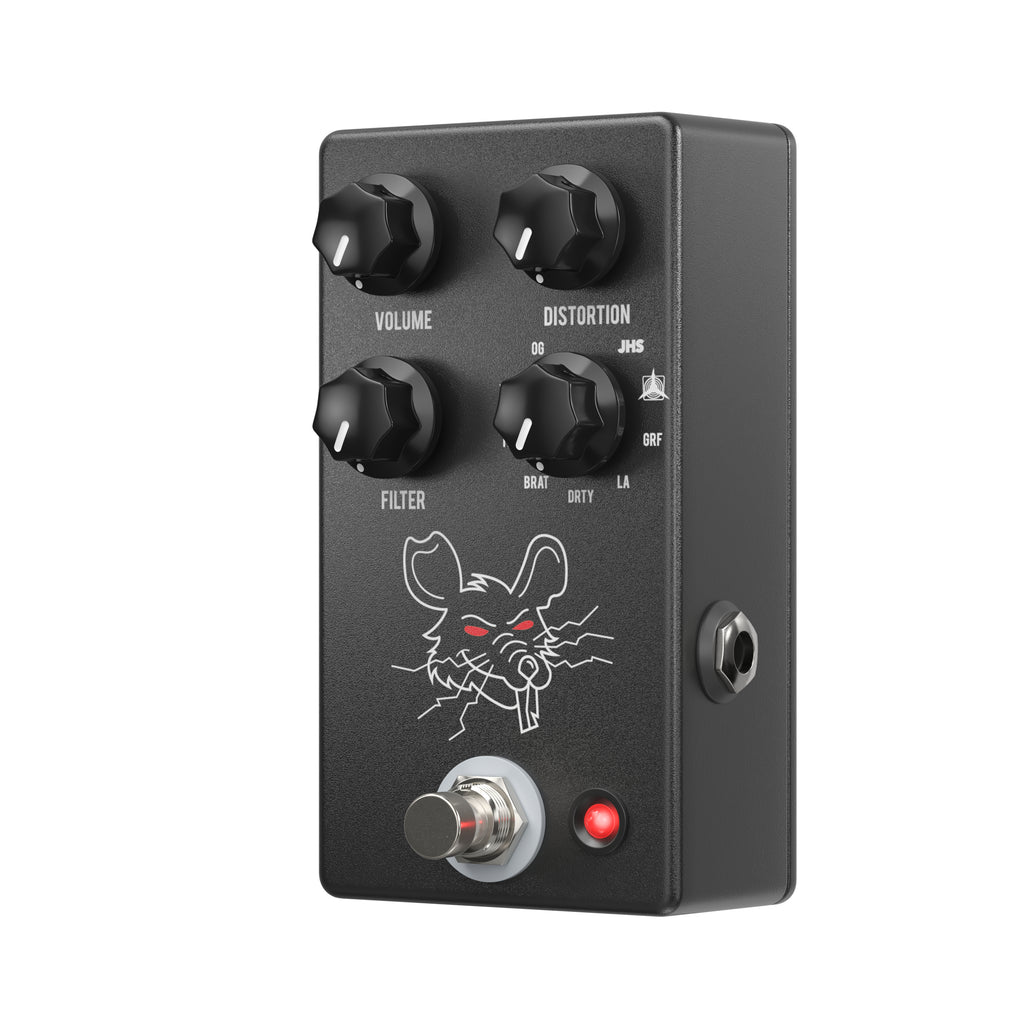 JHS PackRat distortion pedal - mode knob detail