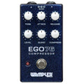 Wampler Ego 76 Compressor pedal — blue sparkle top-panel front view