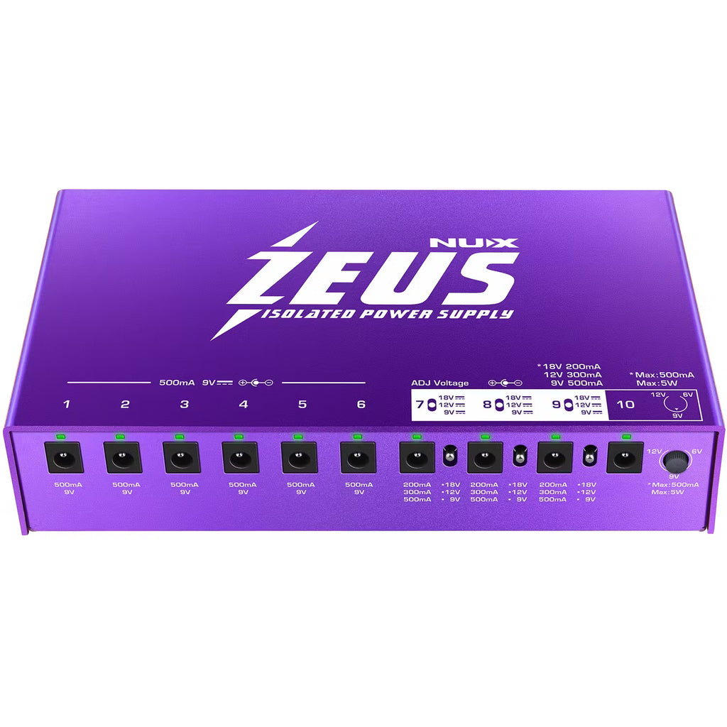 NUX Zeus power supply, alternate angle