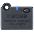 Boss BT-DUAL Bluetooth Audio MIDI adapter — black unit, front view