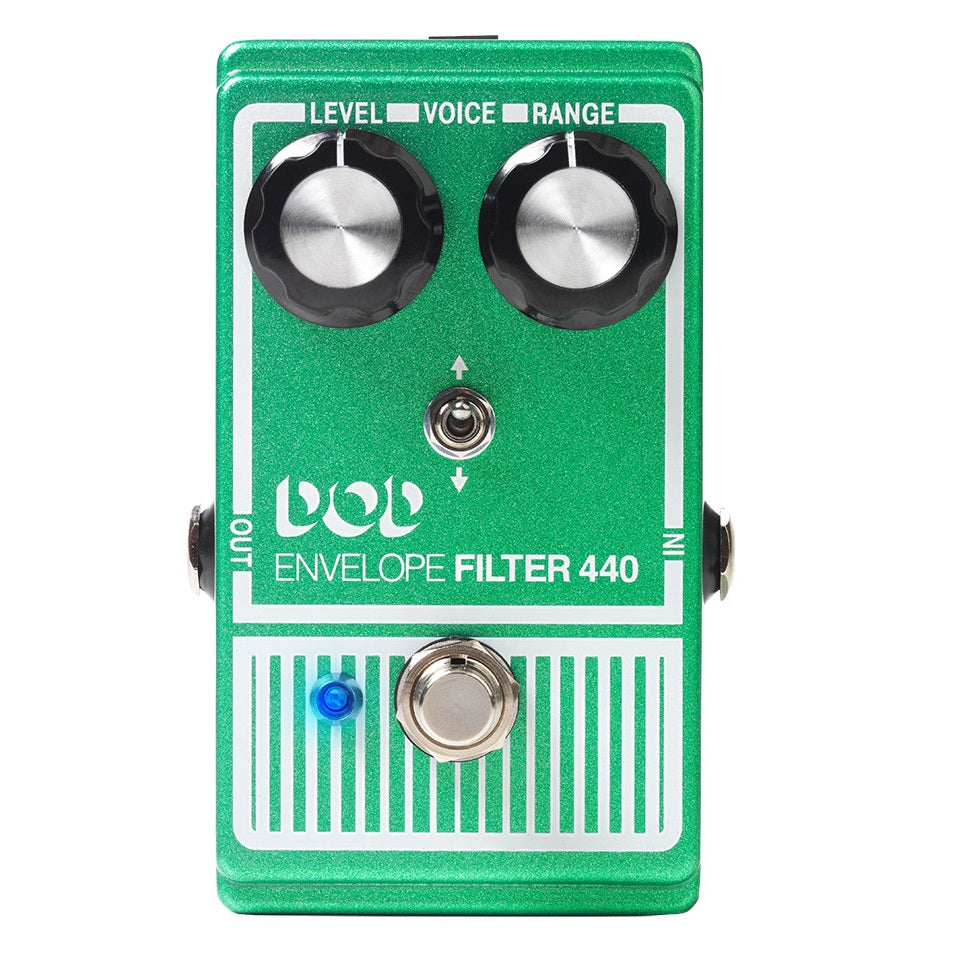 DOD Envelope Filter 440 pedal - top view