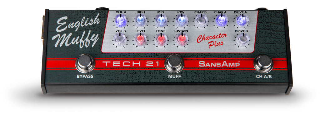 New Tech 21 SansAmp Character Plus English Muffy Guitar Effects Pedal