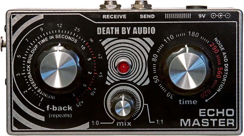 Death By Audio Echo Master vocal delay pedal — rear view