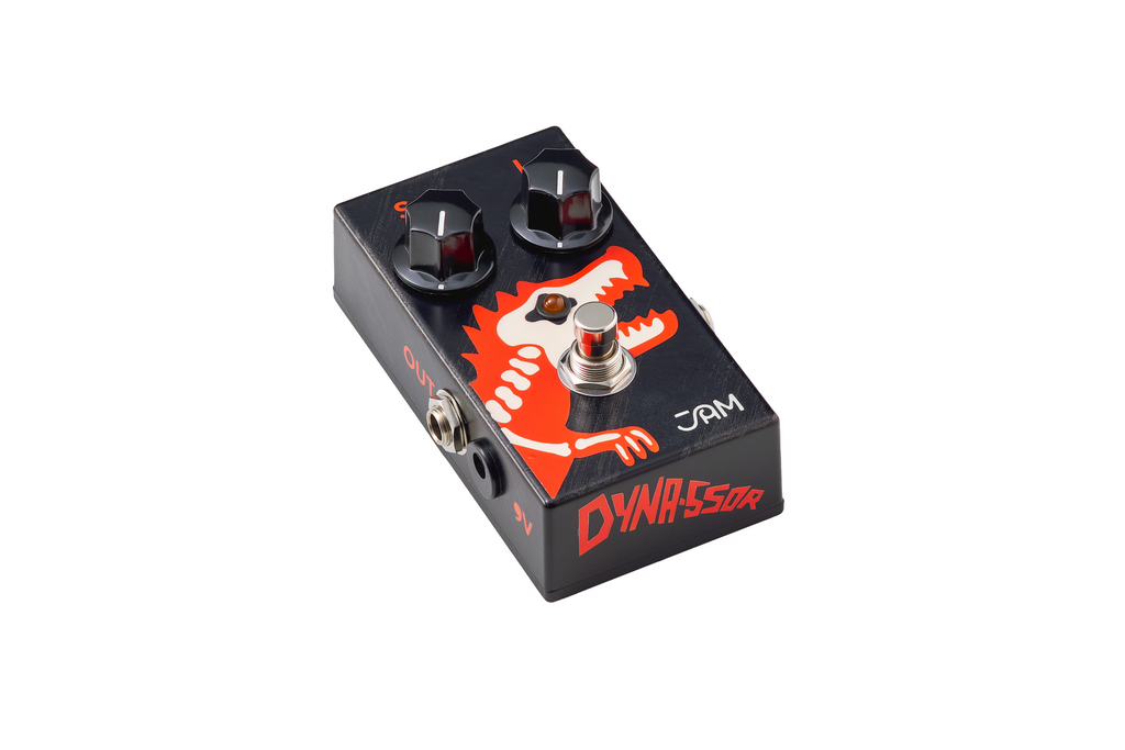 JAM Pedals Dyna-ssoR bass compressor pedal — top view