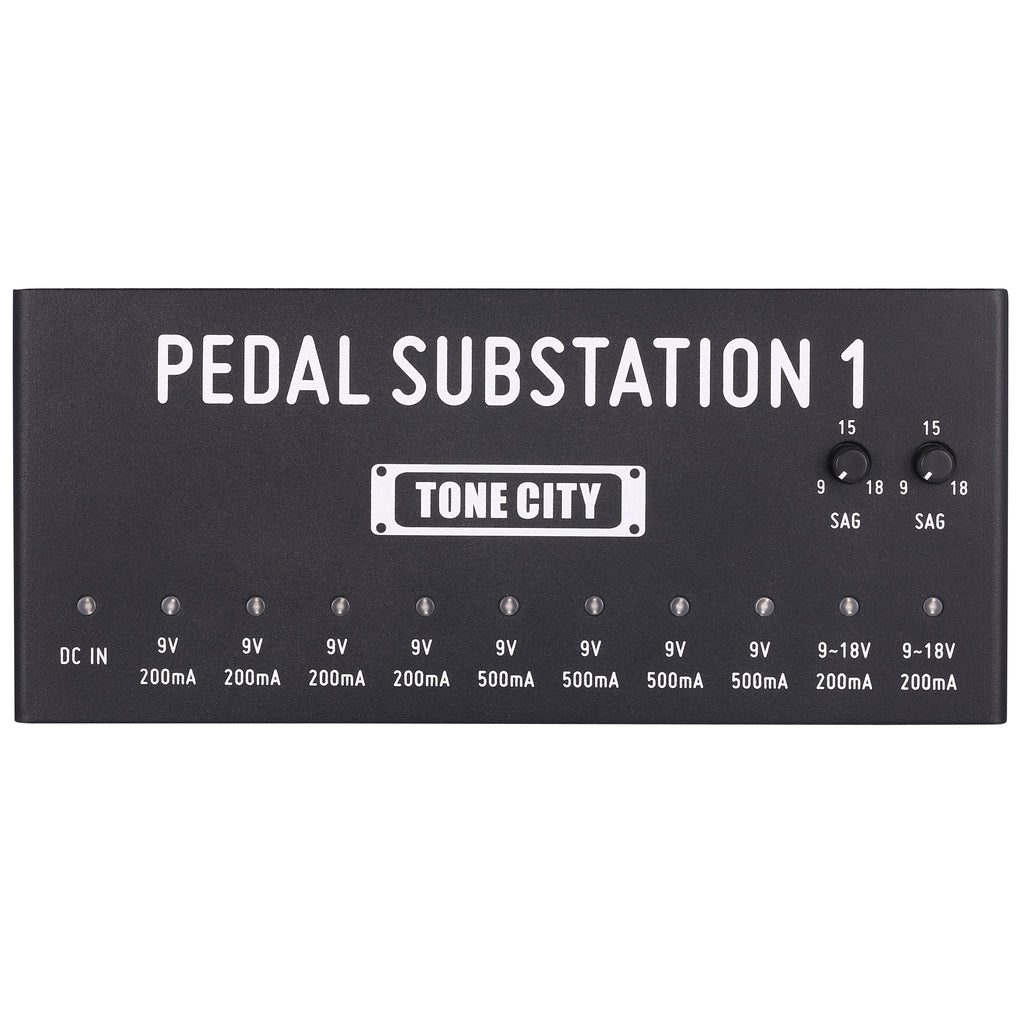 Tone City Substation 1 pedal power supply — black top with outputs