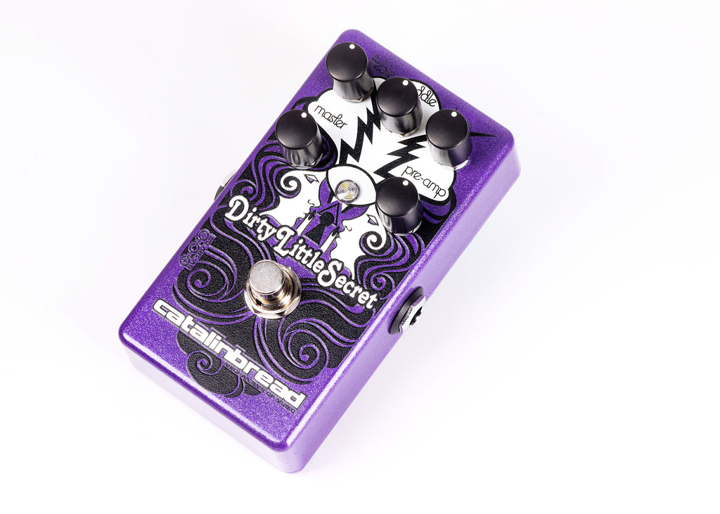 New Catalinbread Dirty Little Secret Red Purple Edition Overdrive Guitar Effects Pedal
