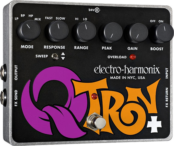 New Electro-Harmonix EHX Q-Tron Plus Envelope Filter Guitar Pedal QTron +