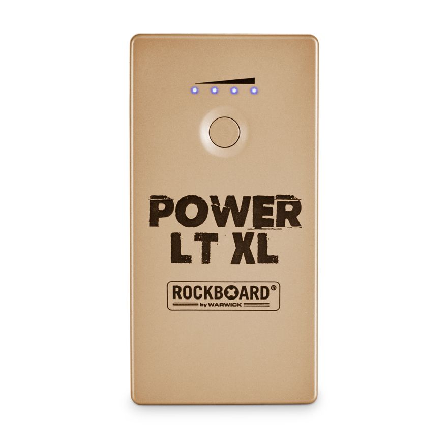 RockBoard Power LT XL pedal power supply - Gold angled view