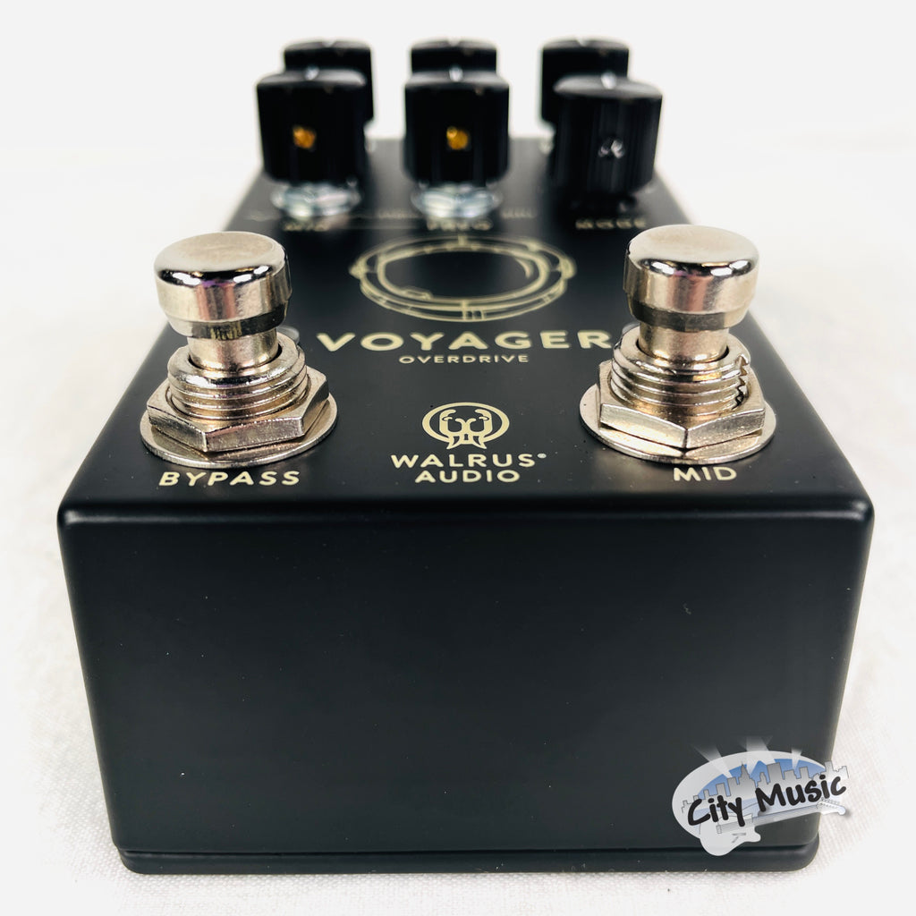 Used Walrus Audio Voyager MKII Preamp Overdrive Guitar Effects Pedal Black в™«